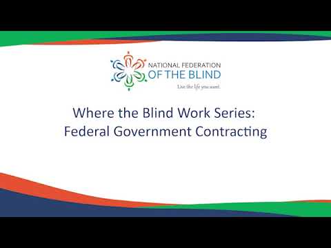 Where The Blind Work – Federal Government Contracting