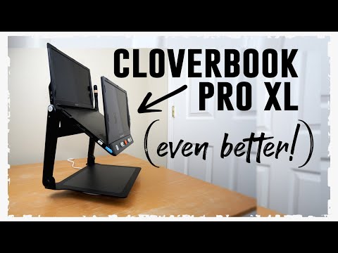 Introducing The CloverBook Pro XL Video Magnifier – Bigger & Better!