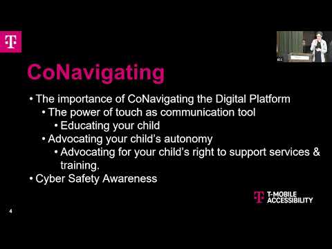 CoNavigating, Connecting and Communicating  Navigating the Digital World with your BLV DB Child