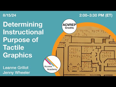 Determining Instructional Purpose of Tactile Graphics