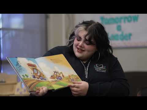 The Riverside County Library System’s Library Connect program visits a classroom