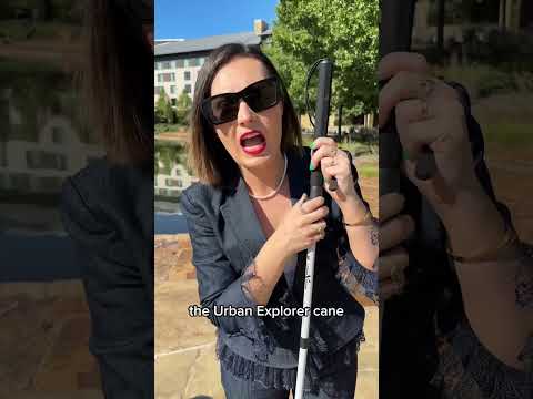 Every blind girl needs this cane!!! 🦯